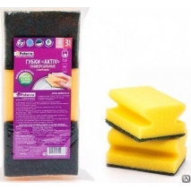 Губки кухонные Aktiv  Paterra, 3шт. 65*85*44 maxi