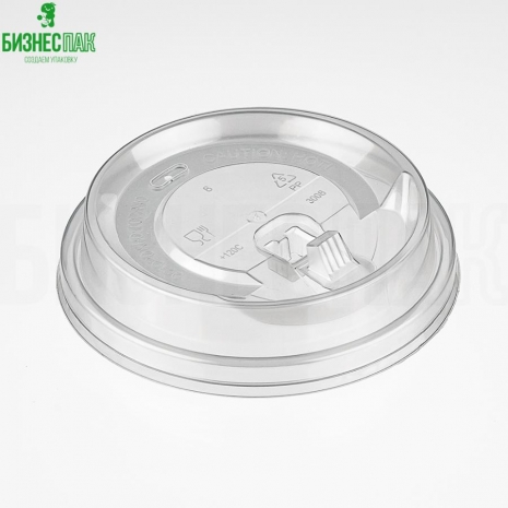 Крышки прозрачные с питейником для стакана Bubble Cup(1к/1000шт)